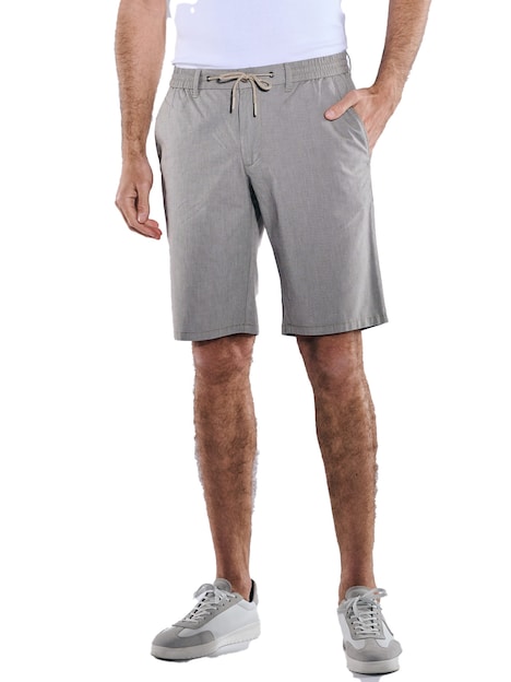 Herren Chino-Bermuda regular , Braunbeige