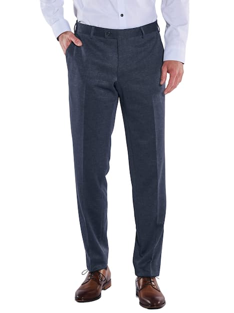 engbers Herren Anzug-Hose aus elastischem Warenmaterial , Saphirblau