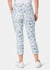 Florale Druckhose mit Allover-Print