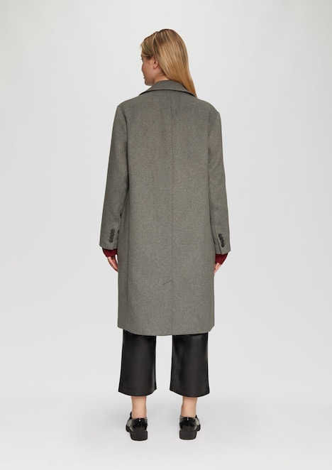 Wollmantel im Relaxed Fit