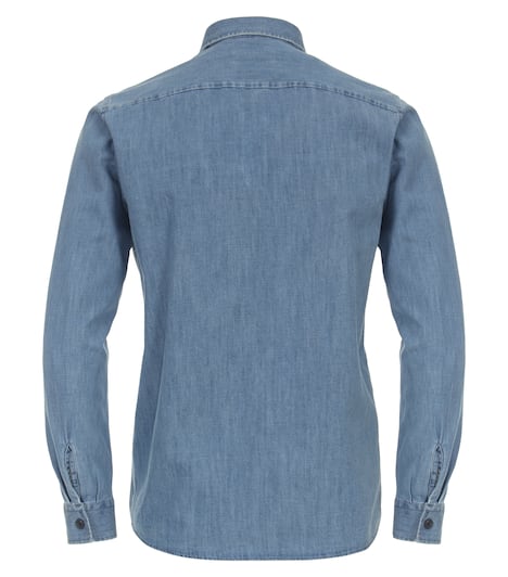 Jeanshemd uni Casual Fit