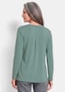 Elegantes Chiffonshirt mit Jersey-Details