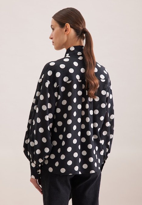 Damen Rüschenbluse - Druck