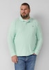 Langarm-Poloshirt mit Waffelstruktur und Logo-Patch
