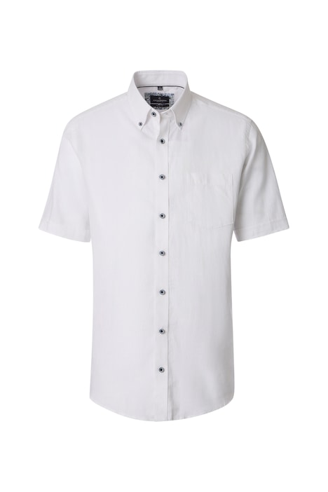 Leinenhemd kurzarm uni Casual Fit