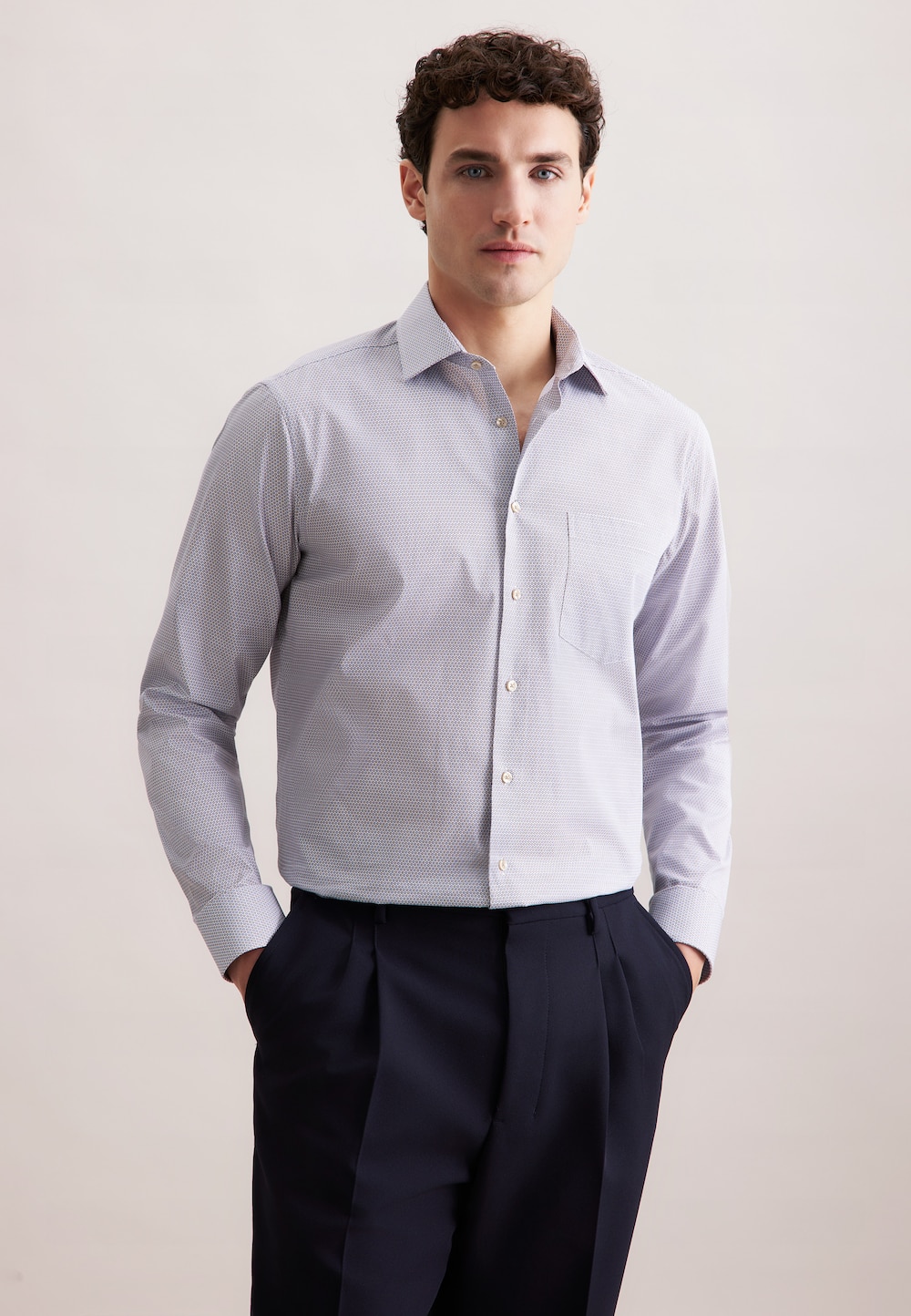 Herren Business Hemd - Druck