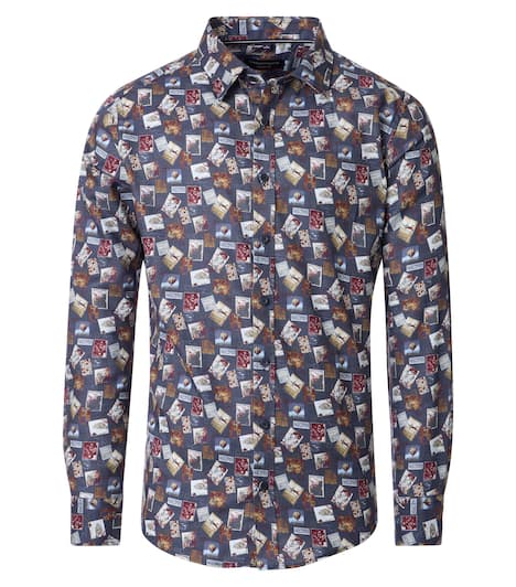 Freizeithemd Print Casual Fit