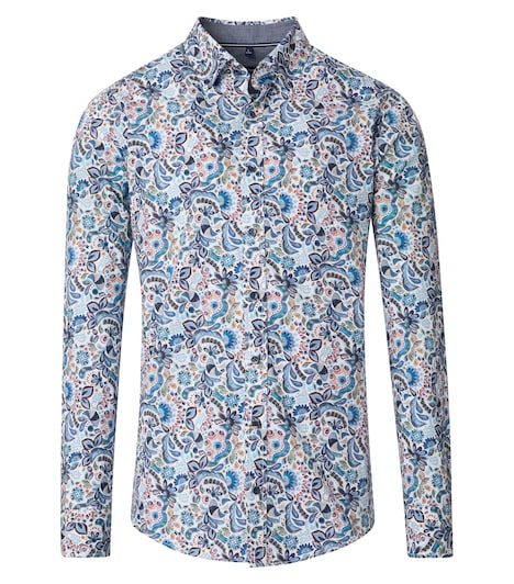 Freizeithemd Print Comfort Fit
