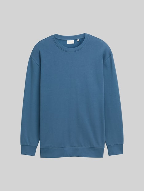 Basic Sweatshirt in Unifarben