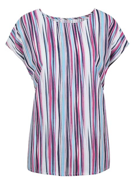 GOLDNER Blouse Gedessineerde blouse met gestreepte print