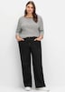 Weite Jeans Uni