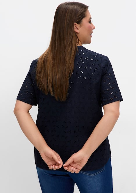 Kurzarm-Bluse