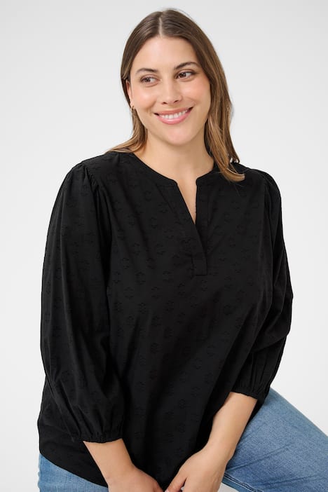 Langarm-Bluse Regular fit