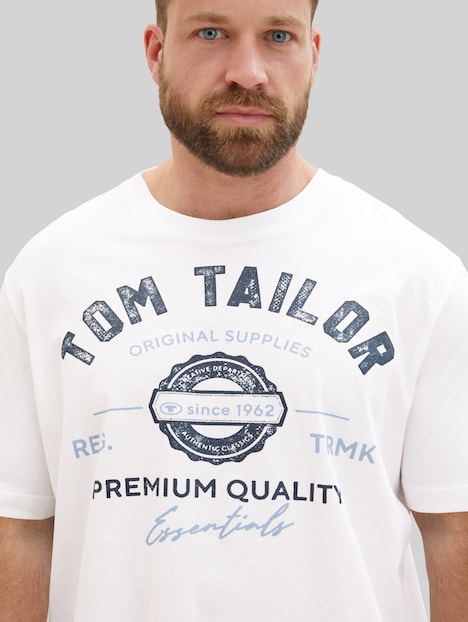 T-Shirt mit Logo Print