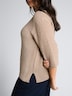 Tom Tailor Women PLUS Pullover & Strickjacken Plus Size - Loose Fit Strickpullover mit Lochmuster