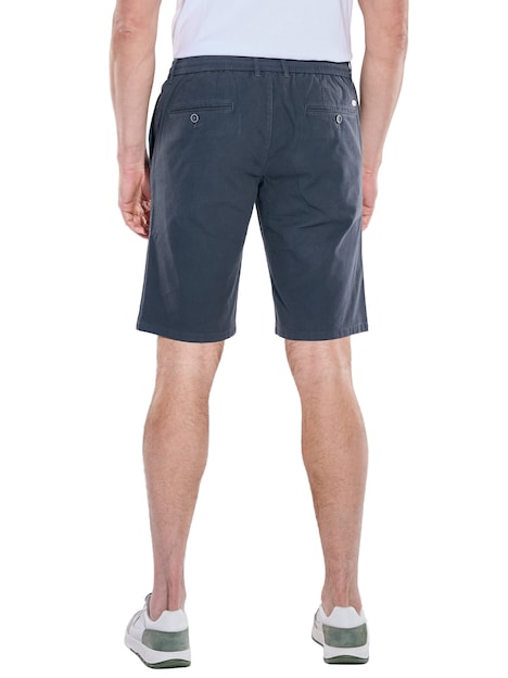 Herren Chino-Bermuda mit Tunnelzug , Marineblau