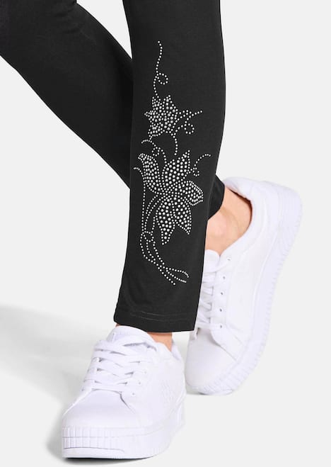 GOLDNER Legging met smalle pijpen Twee leggings