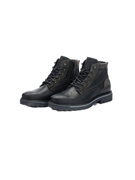 engbers Herren Boots aus Leder , Schwarz