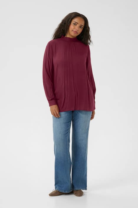 Blouse met lange mouwen Regular fit