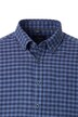 Leinenhemd Kurzarm kariert Casual Fit