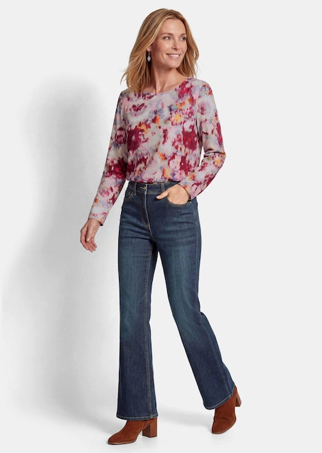 Denimhose CARLA mit ausgestelltem Bein