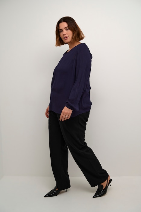 Langarm-Bluse Regular fit