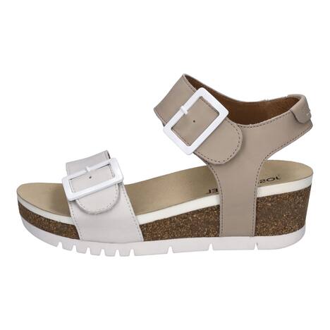 Damen Sandale Quinn 02, offwhite-kombi