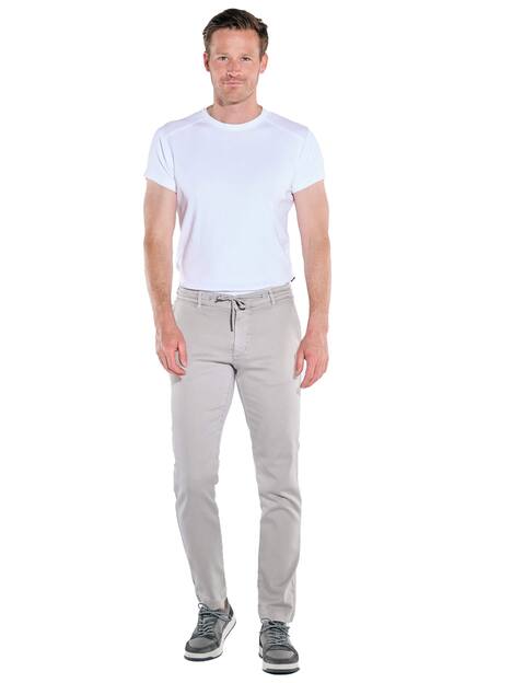 engbers Herren Super-Stretch-Jeans im Chino-Design , Beige