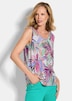 Sommertop mit Palmen-Muster