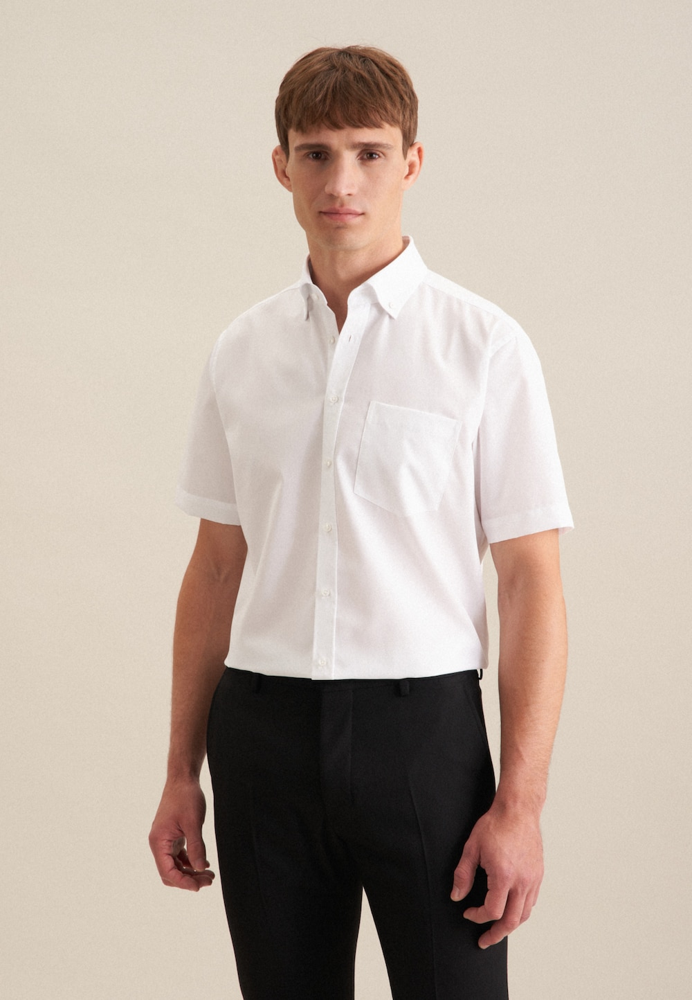 Herren Business Hemd - Uni