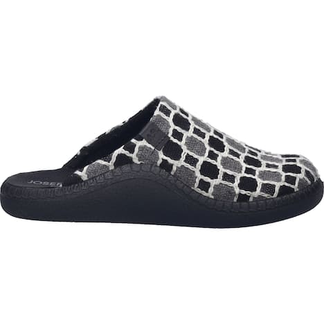 Damen Hausschuh Monaco D 03, schwarz-multi