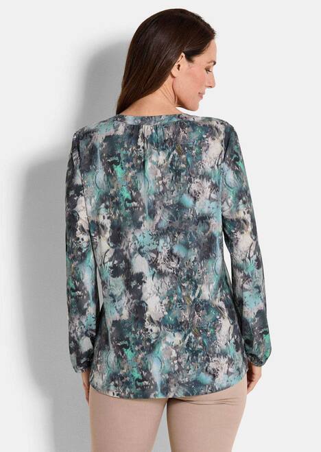 Elegantes Blusenshirt mit V-Ausschnitt