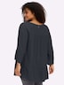 3/4-Arm-Bluse 3/4-Arm Ohne Kragen