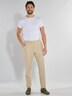 Herren Anzug-Hose slim fit , Beige