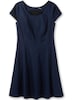 Cocktailkleid Kurzarm Uni