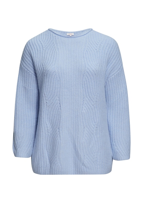 Relaxed Fit Pullover aus Alpakamix