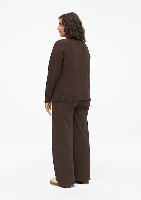 Bouclé-Strickpullover