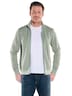 Herren Sweatjacke mit Stehkragen , Gruen