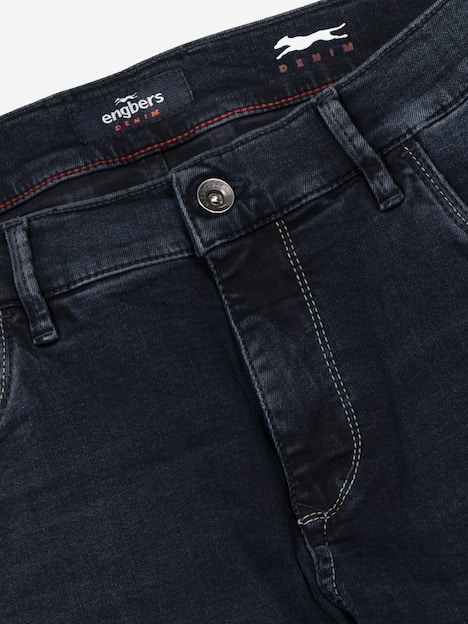 engbers Herren Jeans 5-Pocket Superstretch , Indigoblau