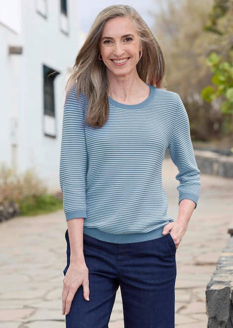 Tricot pullover van katoen