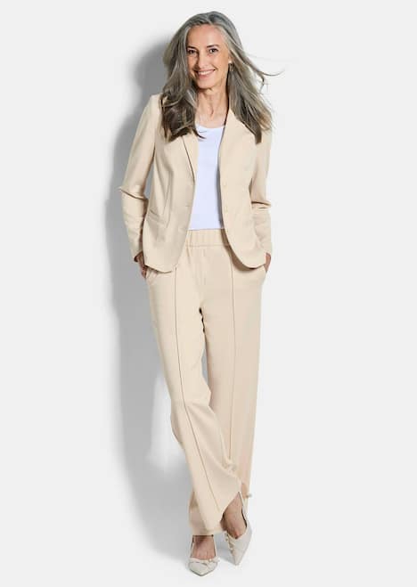 Viskoseblazer mit Reverskragen