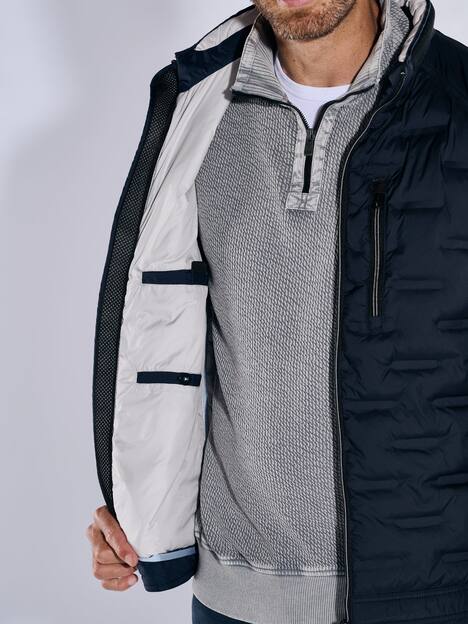 engbers Herren Steppjacke regular , Saphirblau