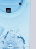 Herren T-Shirt mit Print , Hellblau