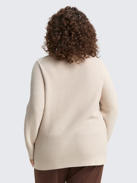 Loose Fit Strickpullover aus Baumwolle