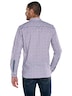 Herren Hemd langarm , Magenta