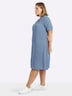 Kleid Kurzarm Ohne Kragen
