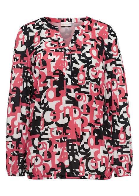 Weiche Jerseybluse mit wundervollem Druck