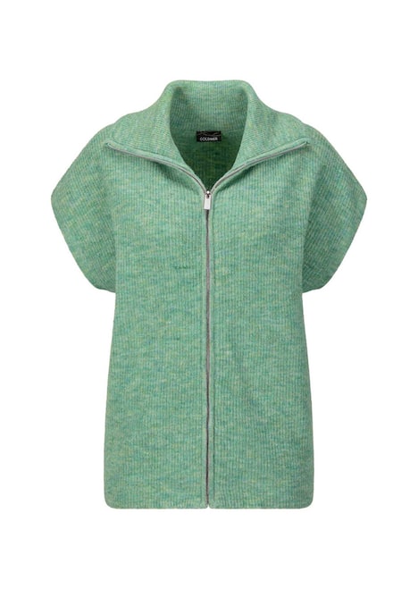 GOLDNER Tricot vest Tricot vest met ritssluiting