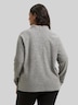 Sweatshirt mit V-Ausschnitt