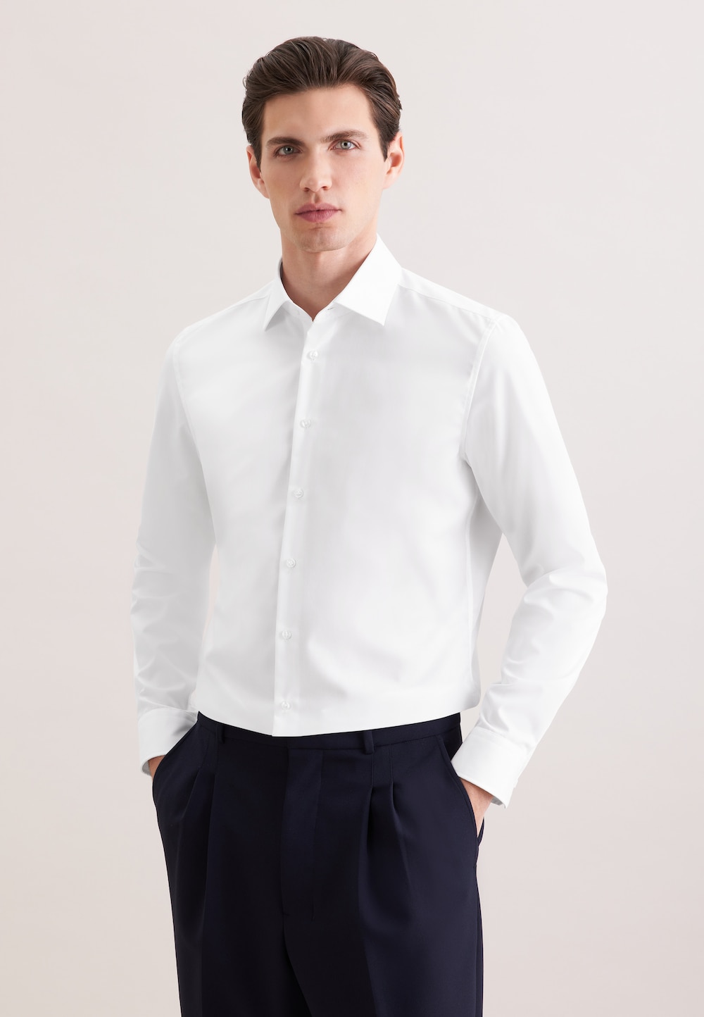 Herren Business Hemd - Uni